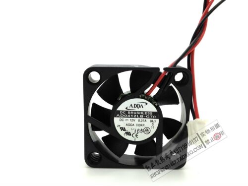 正品ADDA协禧 40*40*10MM AD0412LB-G70 12V 0.07A 散热风扇
