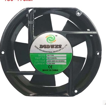 DS17250HSL/DS17250HBL 220V38W椭圆形150*170mm轴流风扇
