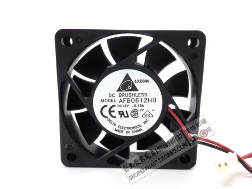 台达 6015 双滚珠风扇 6cm机箱电源风扇12V 0.15A AFB0612HB