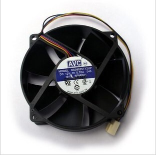 AVC 9025 9CM/厘米 圆形风扇 滚珠4针调速 DA09025T12U 0.7A