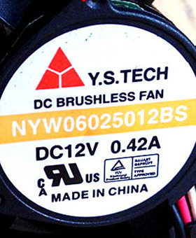 原装 元山 NYW06025012BS 6025 6cm 双滚珠风扇 NYW06025012BSS