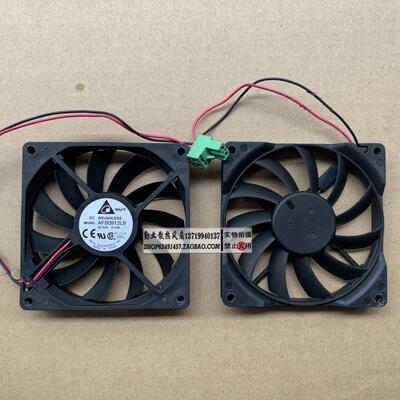 台达DELTA 9015 9CM/厘米 12V 0.12A 三线超薄滚珠风扇 AFB0912LB