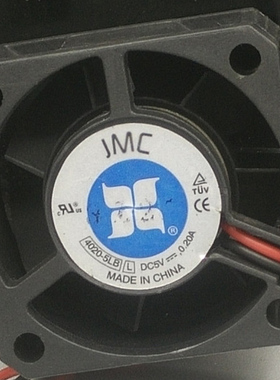 JMC 4020-5LB L 5V 0.20A 4020  网络盒子风扇 800-19322-01B0