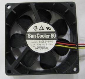 原装正品 9A0824G401 风扇 DC 24V 0.21A 8厘米变频风扇