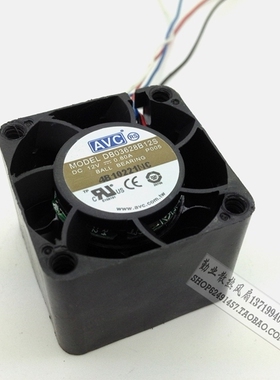 原装AVC 3628 高转速暴力散热风扇12V 0.80A DB03628B12S 双滚珠