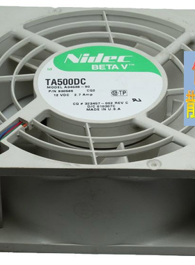Nidec TA500DC A34538-90 12V 2.7A COMPAQ服务器暴力强劲风扇