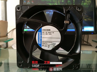 德国ebmpapst TYP4184NXHR 12038 12CM/厘米 24V 11W 全金属风扇