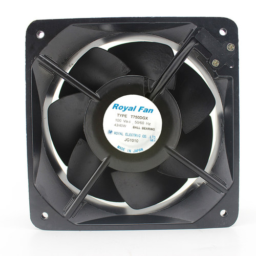 原装正品T750DGX AC100V 日本ROYAL FAN 160*160*55MM全金属风扇
