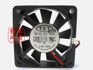 CUP风扇 6CM 服务器 12V 6015L12C 台湾T&T 0.15A 6015