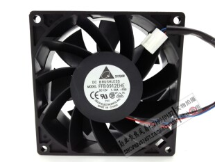 原装台达 9038双滚珠 9CM暴力风扇 12V 1.5A FFB0912EHE 支持测速