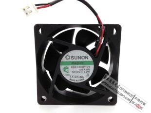 SUNON建准 6025 磁悬浮散热风扇 KDE1206PTV1 6CM 12V 1.7W