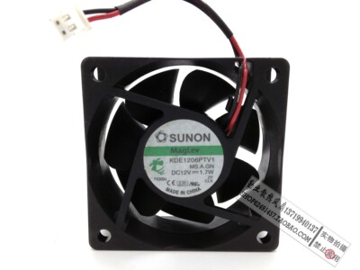 SUNON建准 6025 磁悬浮散热风扇 KDE1206PTV1 6CM 12V 1.7W