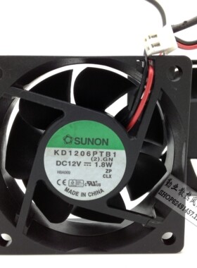 台湾 SUNON建准 6025 磁悬浮散热风扇 KDE1206PTV1 6CM 2V 1.8W