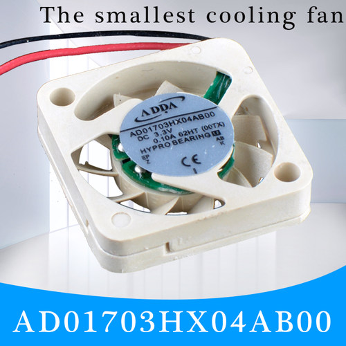 全新ADDA  AD01703HX04AB00 1704 1.7cm微型散热风扇 3.3V 0.10A