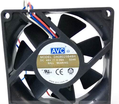 原装AVC 8025 48V 0.09A DA08025B48H 8cm/厘米 3线散热风扇