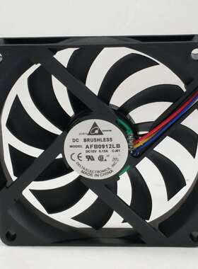 台达 9015 9CM 双滚珠 12V 0.12A PWM温控静音风扇 AFB0912LB