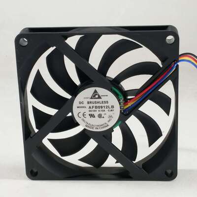台达 9015 9CM 双滚珠 12V 0.12A PWM温控静音风扇 AFB0912LB