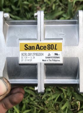 SANYO/三洋 9CRL0812P8G004 12V 5.3A 8CM 8080超金属散热风扇
