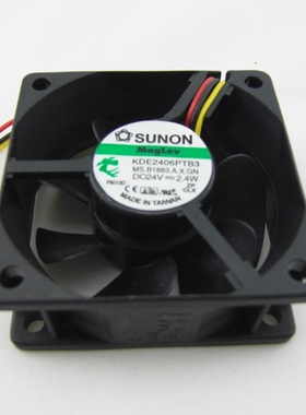 全新原装台湾建准SUNON KDE2406PTB3 6025 24V 2.4W电源散热风扇