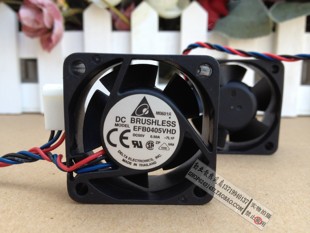 4CM4厘米大风量风扇 EFB0405VHD 双滚珠 0.50A 台达 原装 4020