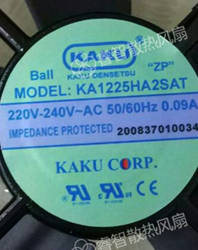 KA1225HA1SAT KA1225HA2SAT原装台湾KAKU 120*120*25交流设备风扇