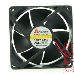 原装YEN SUN/元山 FD488025EB-N 48V0.11A 8CM 8025散热风扇