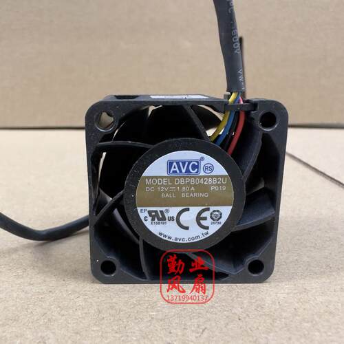 全新 AVC 4028 12V 1.80A 4CM 4线PWM超暴力散热风扇DBPB0428B2U