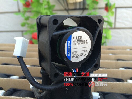 德国papst TYP414J/2H 24V 2.7W 4CM 4025 三线变频器风扇