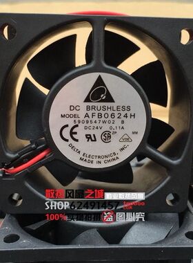 全新原装Delta台达 6025 24V 0.11A 6cm 变频器风扇 AFB0624H
