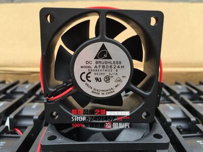 全新原装Delta台达 6025 24V 0.11A 6cm 变频器风扇 AFB0624H
