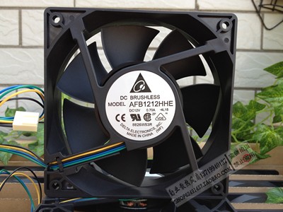 全新 台达DELTA 12038 12cm 4线PWM智能温控 12V 0.7A AFB1212HHE