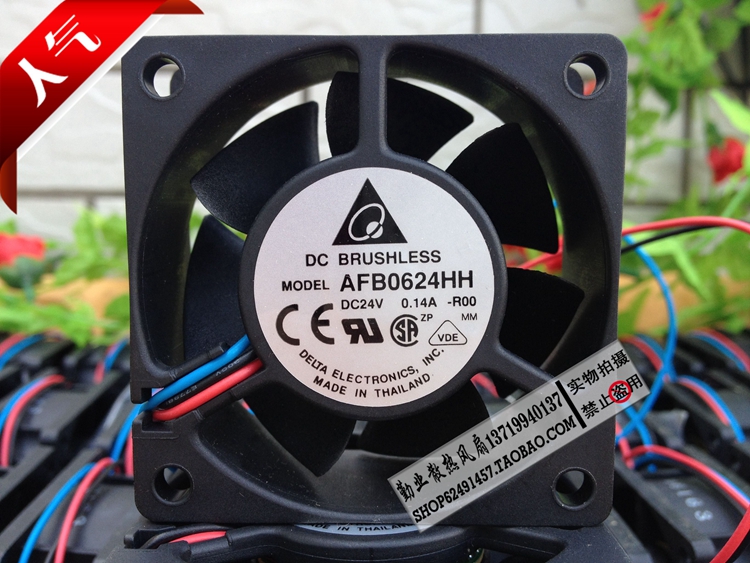 全新原装台达 AFB0624HH 6025 24V 0.14A ABB变频器机箱焊机风扇