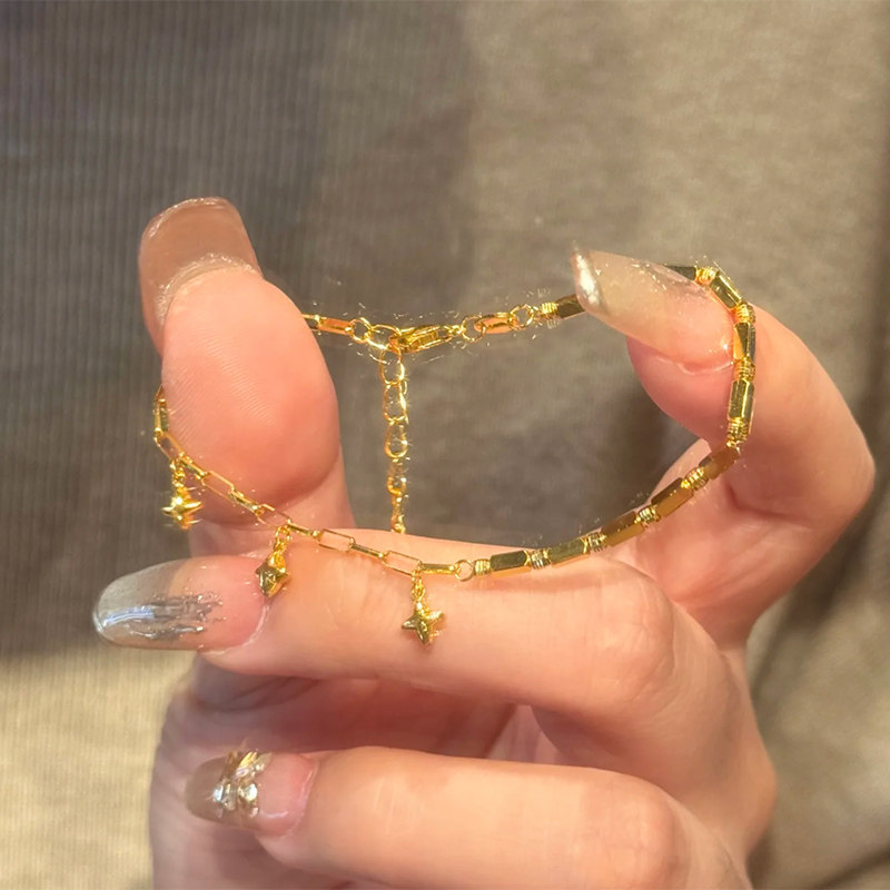 钛钢 半段星河ins风简约时尚百搭手链女星星精致手饰品不褪色