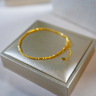 钛钢手链 爆闪手链女轻奢简约钛钢手环ins精致百搭手饰品不掉色