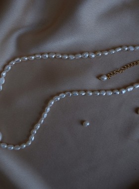 游七月 淡水珍珠项链原创设计天然巴洛克异形纯手工高品质锁骨链