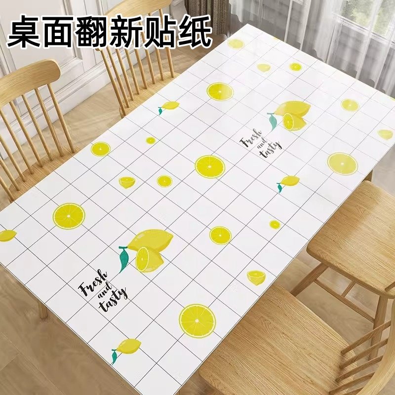 桌面贴纸自粘厨房大理石餐桌翻新
