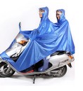 全身防暴雨雨披 姜太公电动电瓶摩托车雨衣双人男女加大厚骑行长款