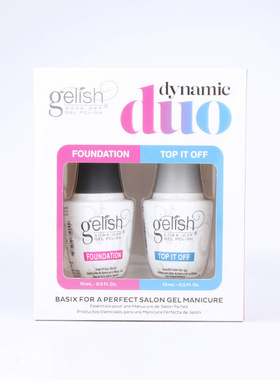 美甲学习基础工具gelish甲油胶底胶封层套装指甲光疗芭比功能胶