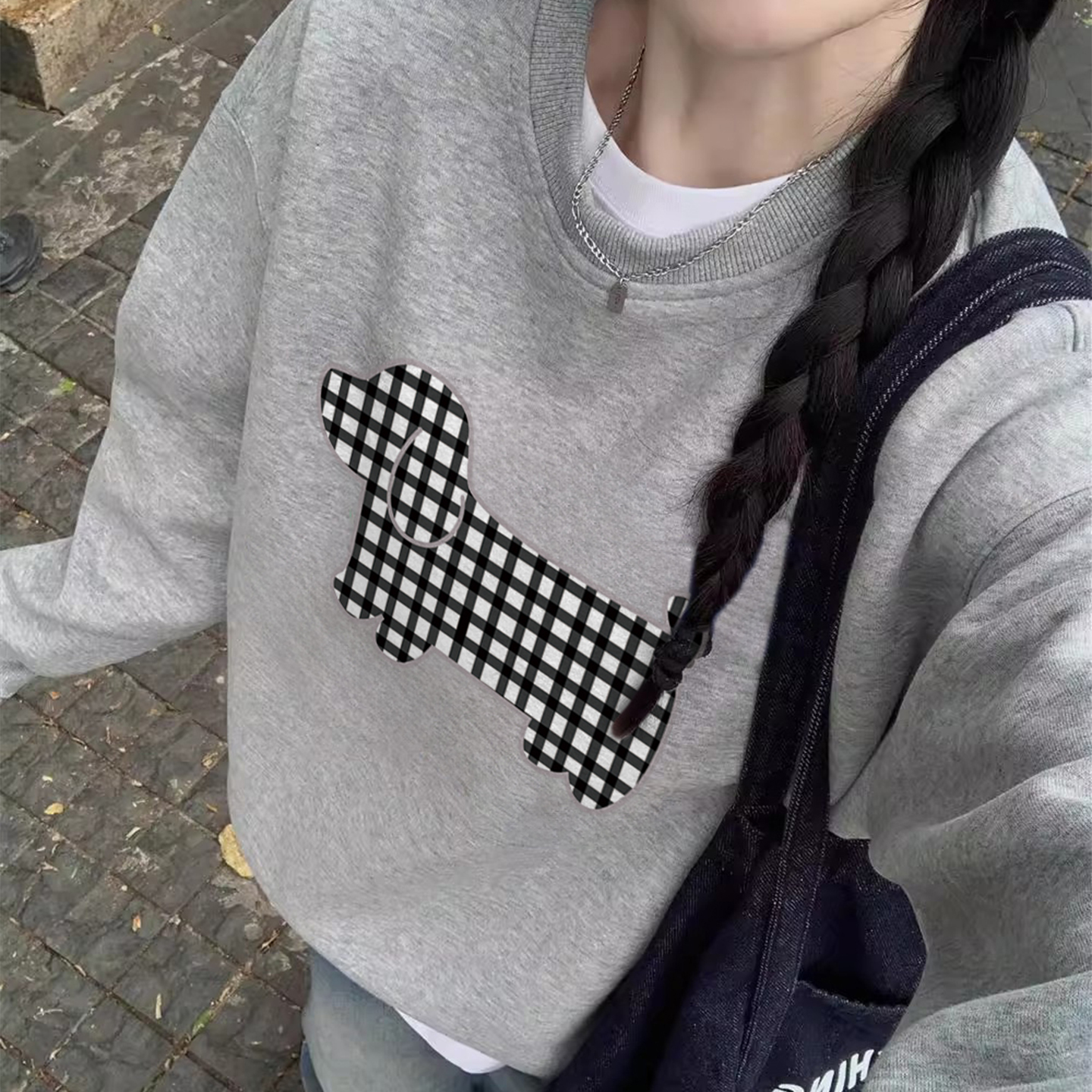 无帽卫衣女款加绒加厚