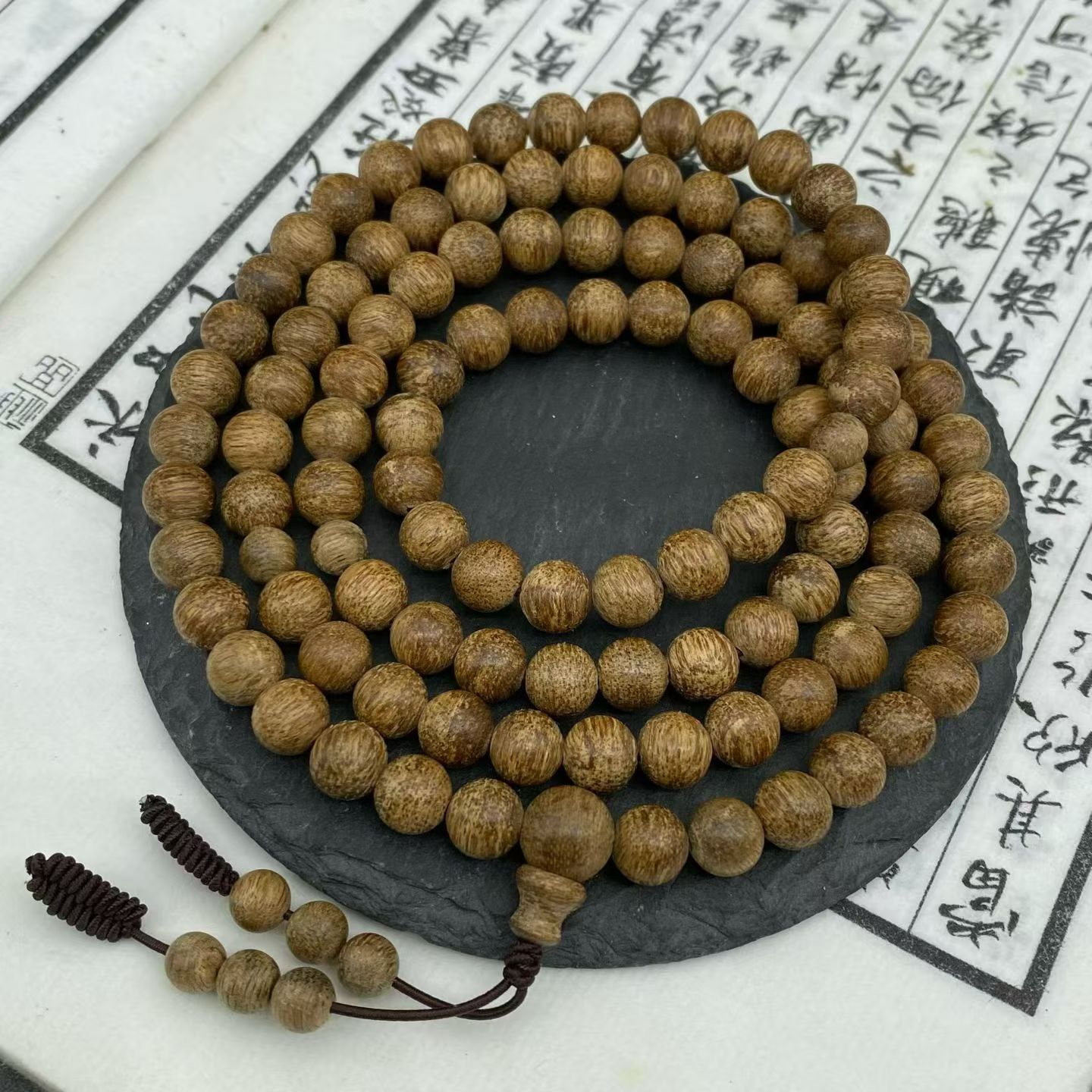 臻品越南富国岛野生沉香手串多圈保真老料原木佛珠念珠情侣款项