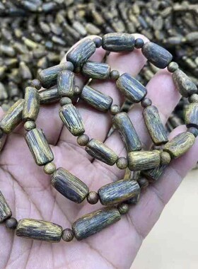 精品九分沉随形树心珠手串单圈油脂饱满软糯蜜甜韵花香凉韵足