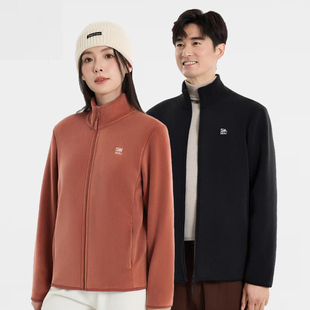 秋冬新款加厚780克绒嬷嬷 双面加绒宽松外套情侣轻便保暖立领开衫