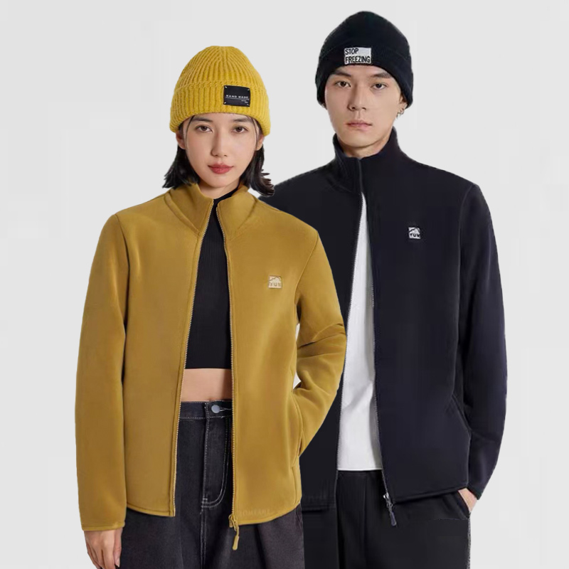 加厚绒嬷嬷羊羔绒外套男女保暖