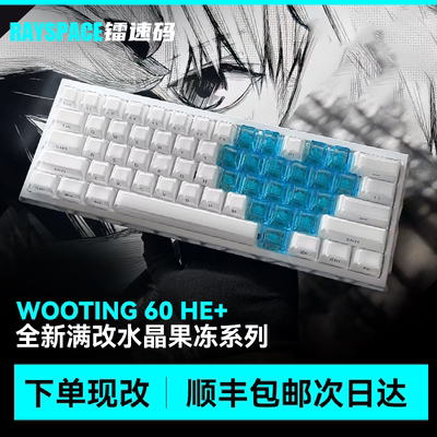 wooting60he+全新满改成品键盘