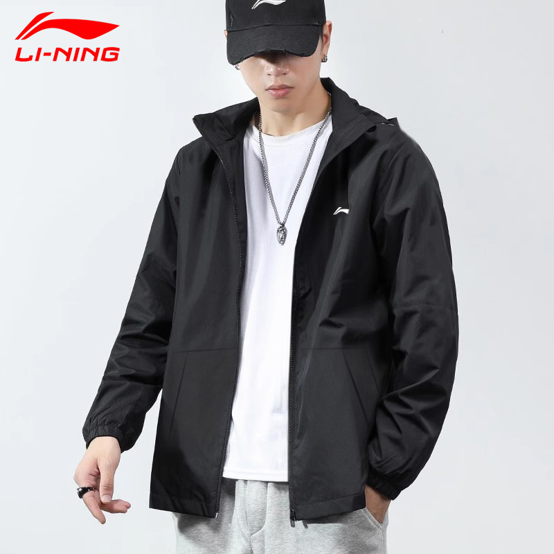 李宁运动风衣外套男款2025新款