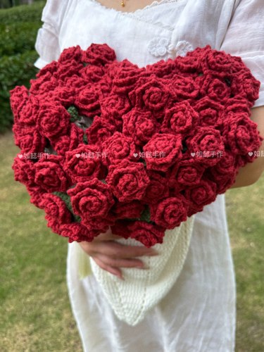 尖角玫瑰花束毯子闺蜜礼物