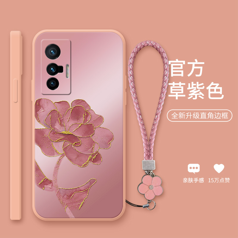 vivox70时尚水墨液态硅胶手机壳