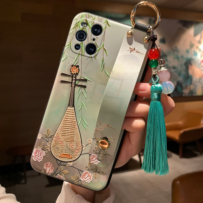 oppo古琴花鸟时尚网红女款手机壳