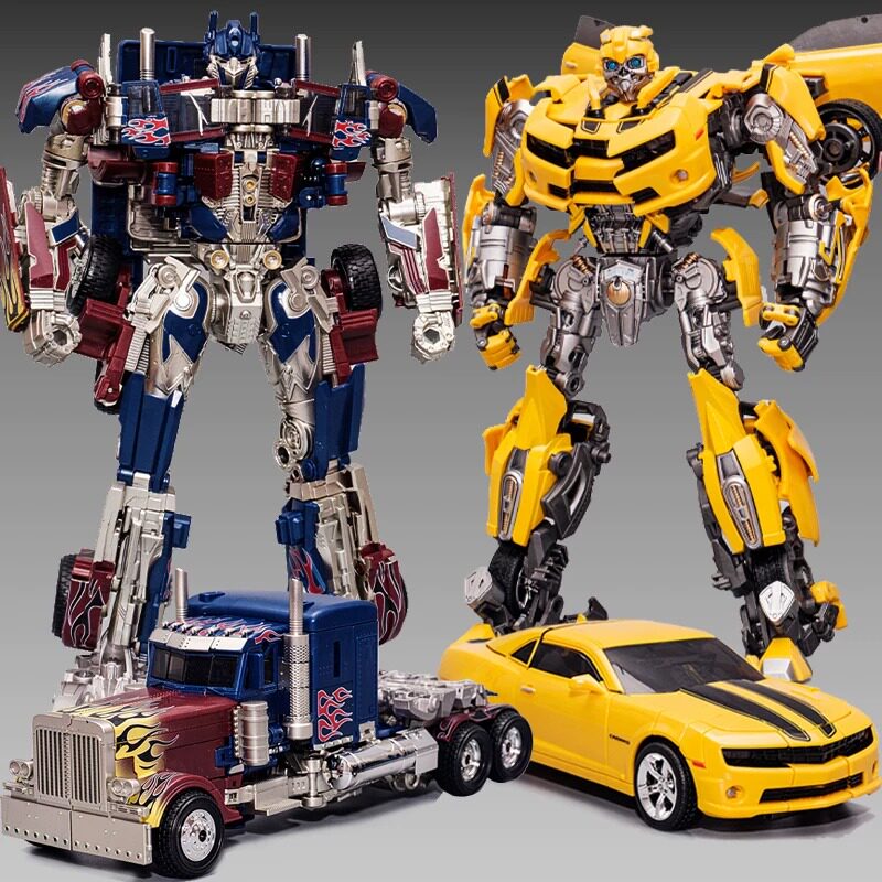 变形玩具大号黄蜂汽车擎天金刚柱机器人男孩手办正版合金版模型