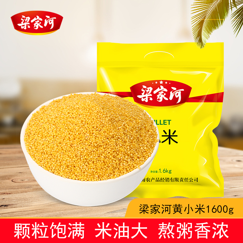 梁家河黄小米香糯粘稠陕北特产